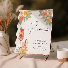 Kärlek vid första spritzen Ljusa cocktailfavoriter Poster