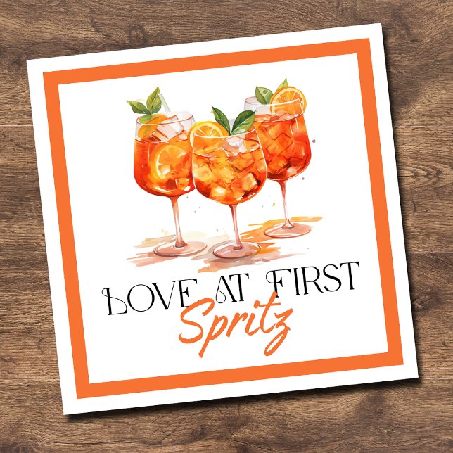 Kärlek vid första spritzen Modern Citrus Pappersservett (Skapare uppladdad)