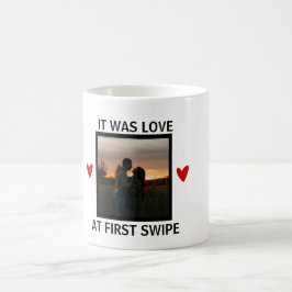 Kärlek vid första svepningen Online par Valentines Kaffemugg