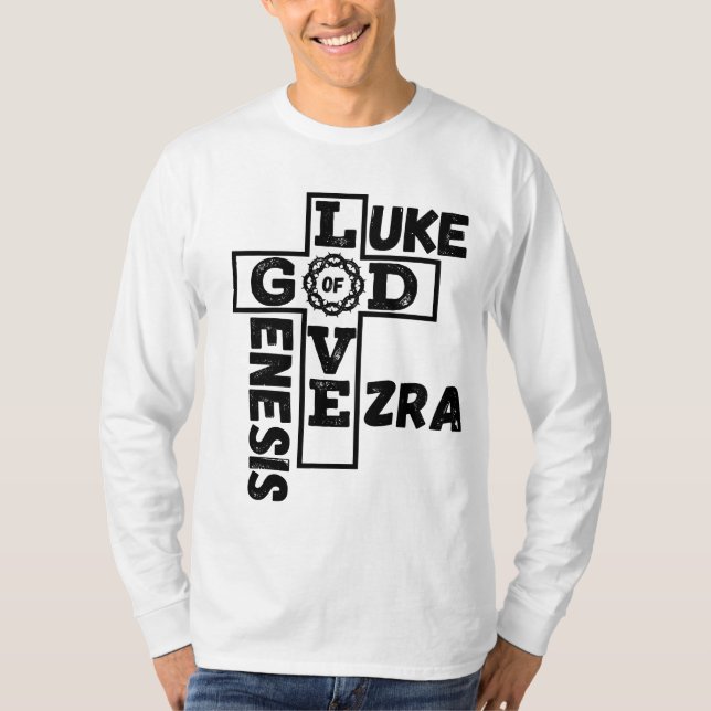 Kärlek vid Guds bibliska Manar Långärmaden T Shirt (Framsida)