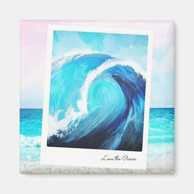 Kärlek vid havet magnet (Framsidan)