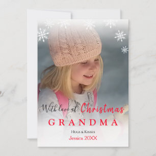 Kärlek vid julfarmor Photo Snowflake Helgdag