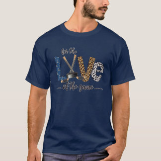 Kärlek vid Mamma Ice Hockey Fläkt, Hockey T Shirt