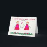KÄRLEK & VIN  MED DIG **SISTER** PÅ BIRTHDAG KORT<br><div class="desc">GÖR DU DET  MED ***DIN SISTER*** VÄLDIGT,  HUR DU SER PÅ DEN HÄR SKIVAN OCH MYCKET SPECIELLT KORT "JUST FOR HER" PÅ DEN DAG DU "" VARJE ÅR. LÅT HENNE VETA ATT DU VILL ***CELEBRATE** MED HENNE OCKSÅ!!</div>