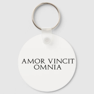 Kärlek Vincit Omnia Keychain Nyckelring