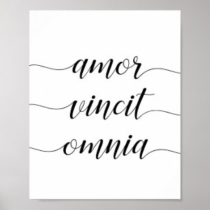 Kärlek vincit omnia poster