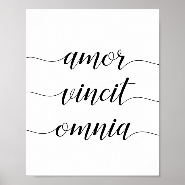 Kärlek vincit omnia poster (Framsidan)