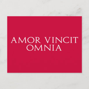 Kärlek Vincit Omnia vykort