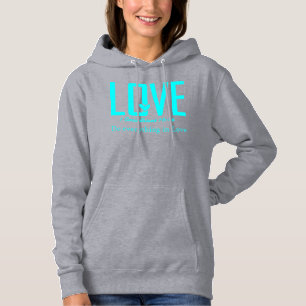 Kärlek Vinner Alltid Hoodie T Shirt
