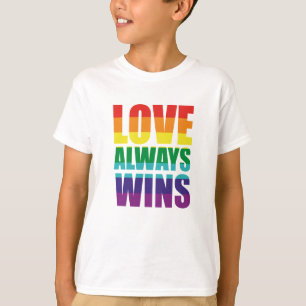 Kärlek vinner alltid t shirt