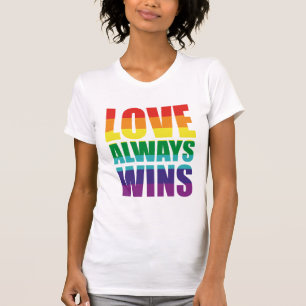 Kärlek vinner alltid t shirt