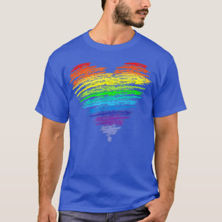 Kärlek vinner HBT Supporter Kärlek Rainbow CSD Gay T Shirt