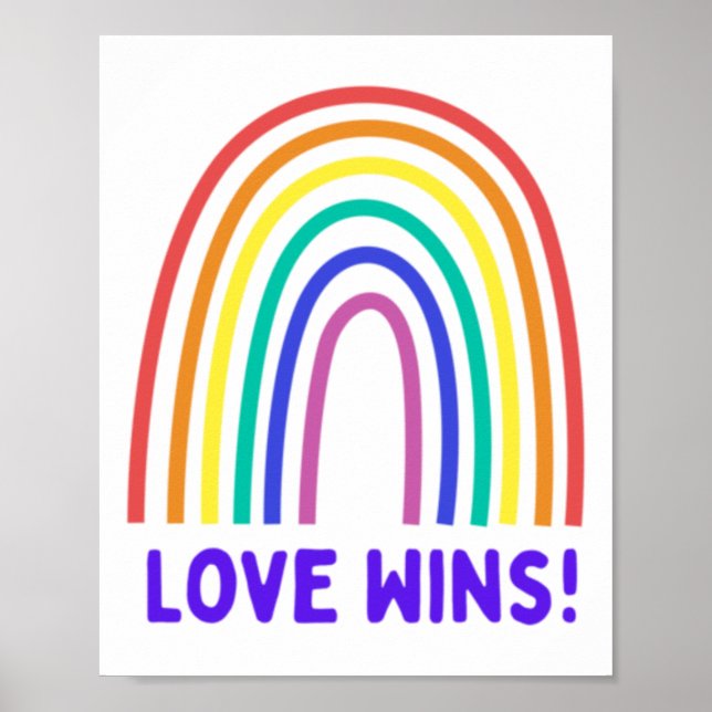 Kärlek Vinner Poster (Framsidan)