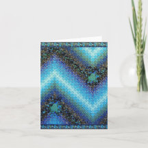 Kärlek Vinner Quilt Personlig Välkomstkort