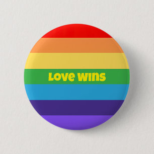Kärlek Vins Modern Rainbow Pride lgbt Perfekt 4 pr Knapp