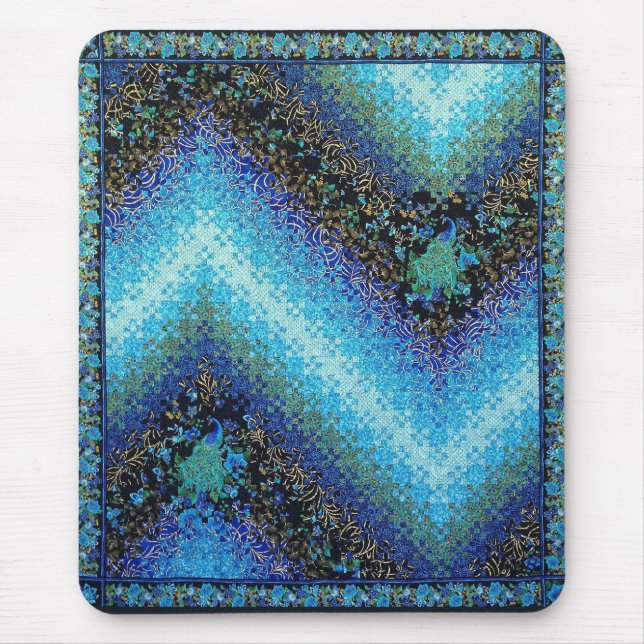 Kärlek Vins Quilt Mouse Pad Musmatta (Framsidan)