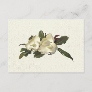 Kärlek - Vintage Magnolia Flowers Bröllop OSA Kort