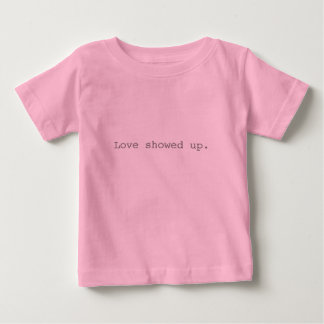 Kärlek visade Baby Romper med Tutu Tee Shirt
