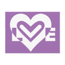 Kärlek Vit och Lila