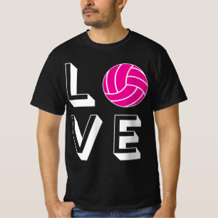 Kärlek Volleyball Girls Birthday Gift Graphic T Shirt