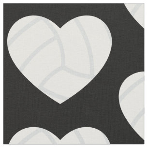 kärlek volleyball-hjärtesporter tyg