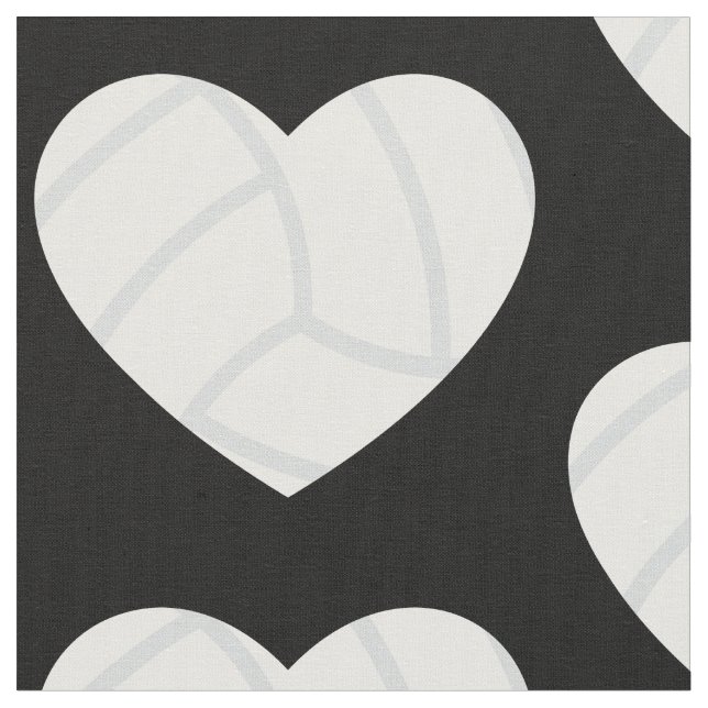 kärlek volleyball-hjärtesporter tyg (Närbild)