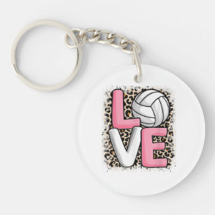 Kärlek Volleyball Leopard Skriv ut Women Girls Vol