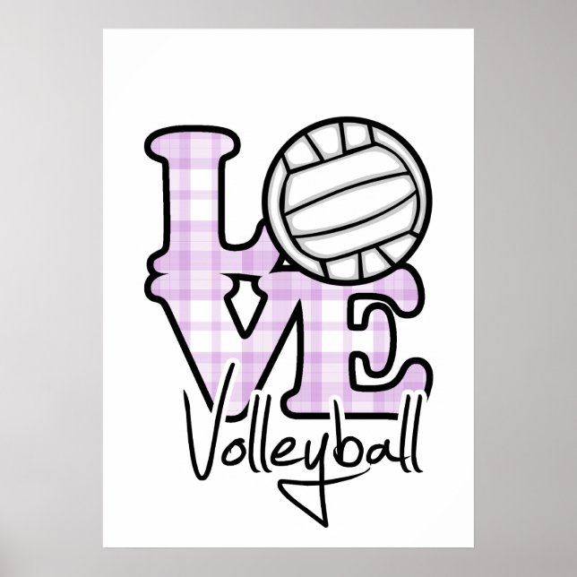 Kärlek Volleyball Poster (Framsidan)