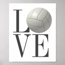 KÄRLEK Volleyball Poster