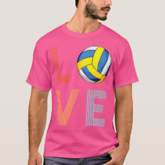 Kärlek Volleyball Volleyball Älskare T Shirt