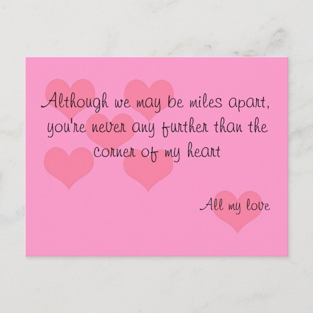 Kärlek vykort (Framsida)