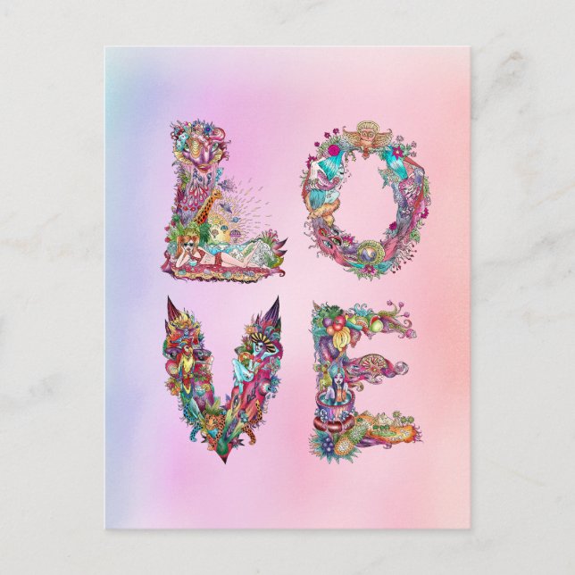 KÄRLEK VYKORT (Framsida)