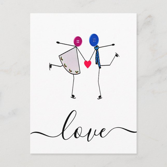 kärlek vykort (Framsida)