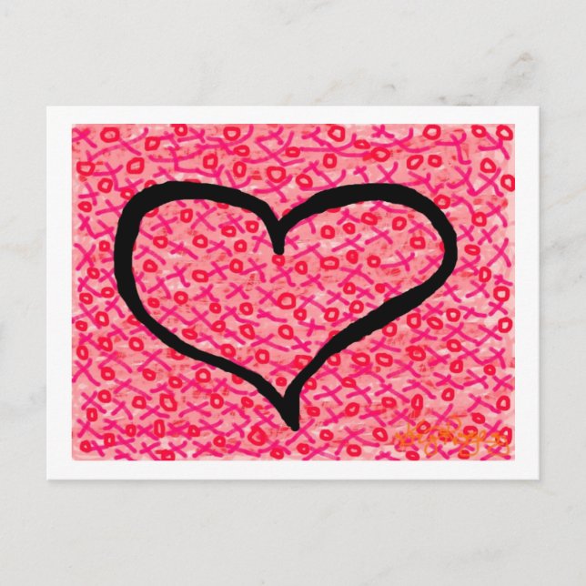 "Kärlek" vykort (Framsida)