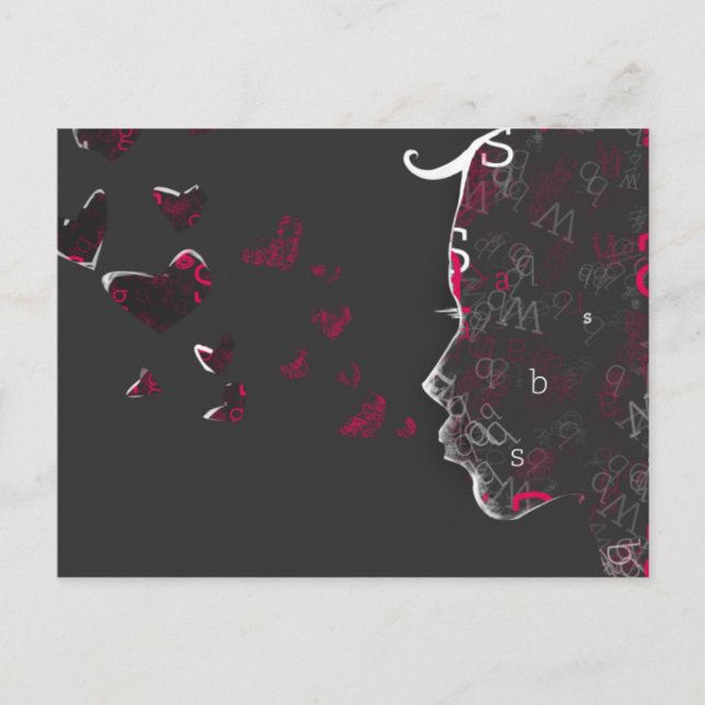 kärlek vykort (Framsida)