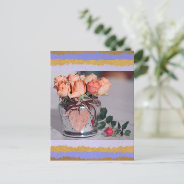 Kärlek vykort (Stående Fram)