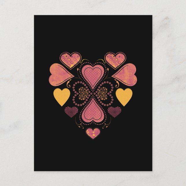 Kärlek-vykort för kollage vykort (Framsida)