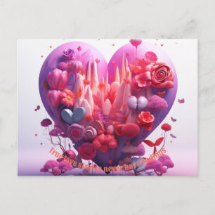 kärlek-vykort för valentins hjärtdag helg vykort