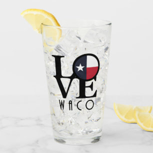 KÄRLEK Waco Texas Glaskopp
