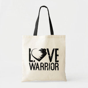 Kärlek Warrior Tote Bag Tygkasse