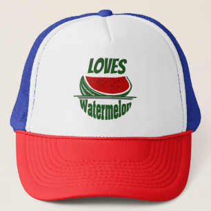 Kärlek Watermelon Hat Keps