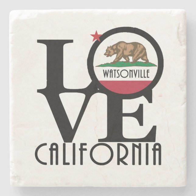 KÄRLEK Watsonville Stenunderlägg (Framsidan)