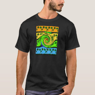 Kärlek Wave Färg. T-shirt