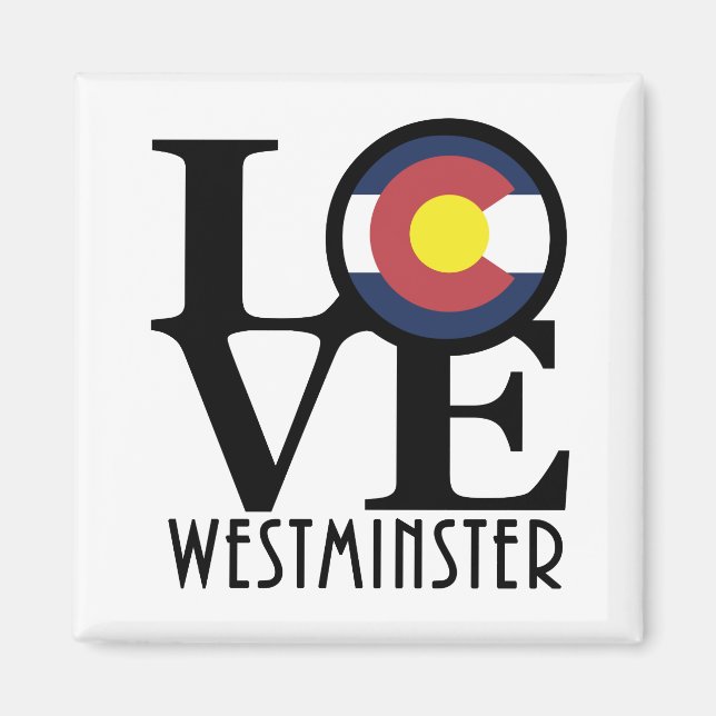 KÄRLEK Westminster Colorado Magnet (Framsidan)