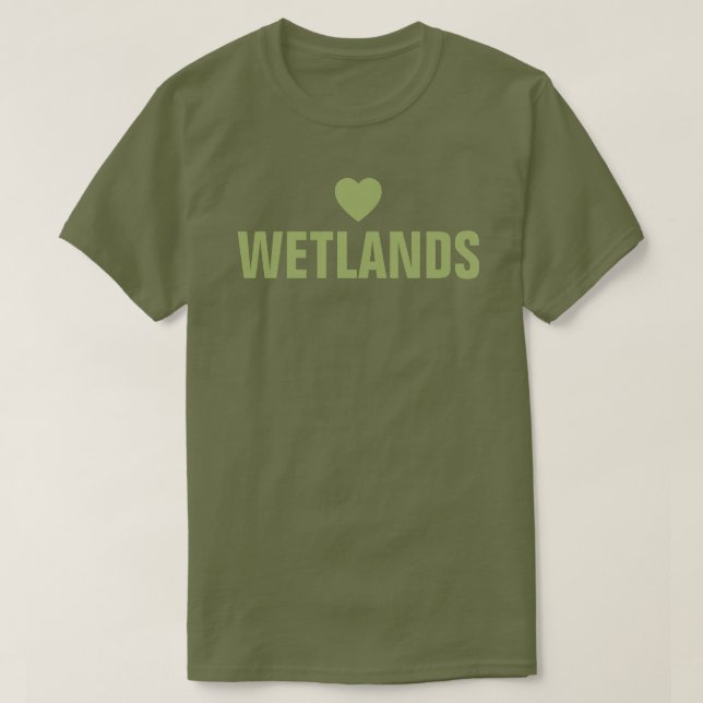 Kärlek Wetlands™ T-Shirt (Design framsida)