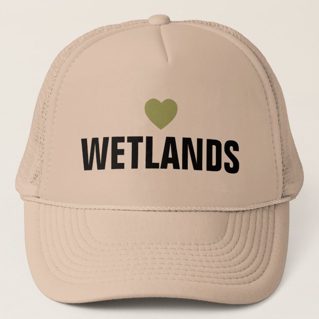 Kärlek Wetlands™-Truckerkeps Keps (Framsida)