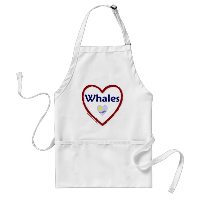 Kärlek Whales Förkläde (Framsidan)