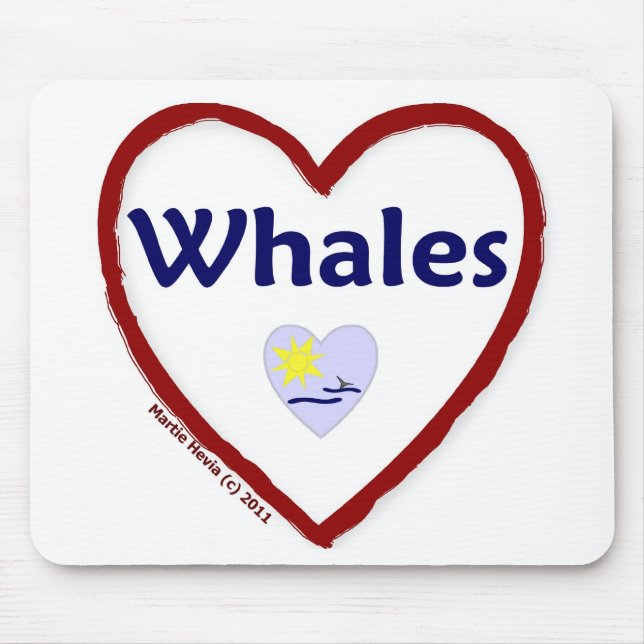 Kärlek Whales Musmatta (Framsidan)