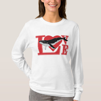Kärlek Whales T Shirt