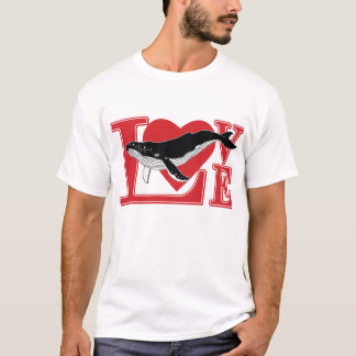 Kärlek Whales T Shirt
